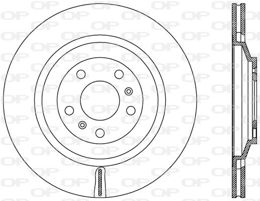 OPEN PARTS Тормозной диск BDR2441.20